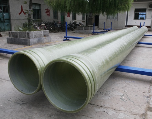 玻璃鋼管道成品圖
